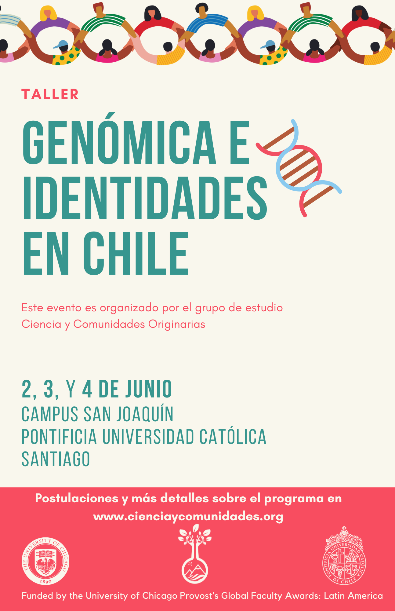 Primer taller: Genómica e identidades en Chile